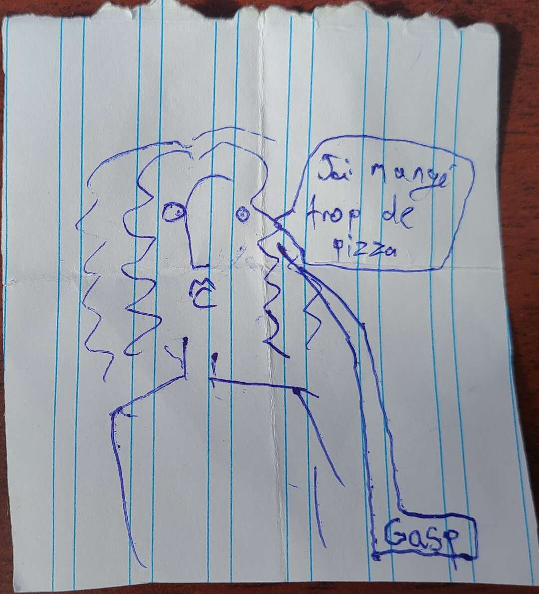 J'ai mangé trop de pizza (Gasp)