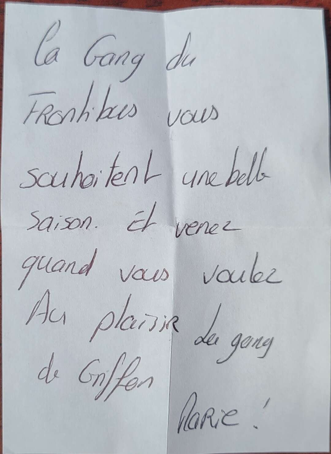 Mot de la gang de Frontibus