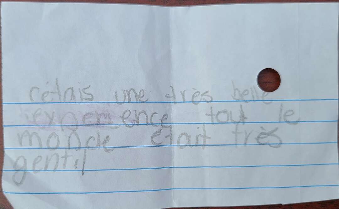 cétais une très belle expérience tout le monde était très gentil