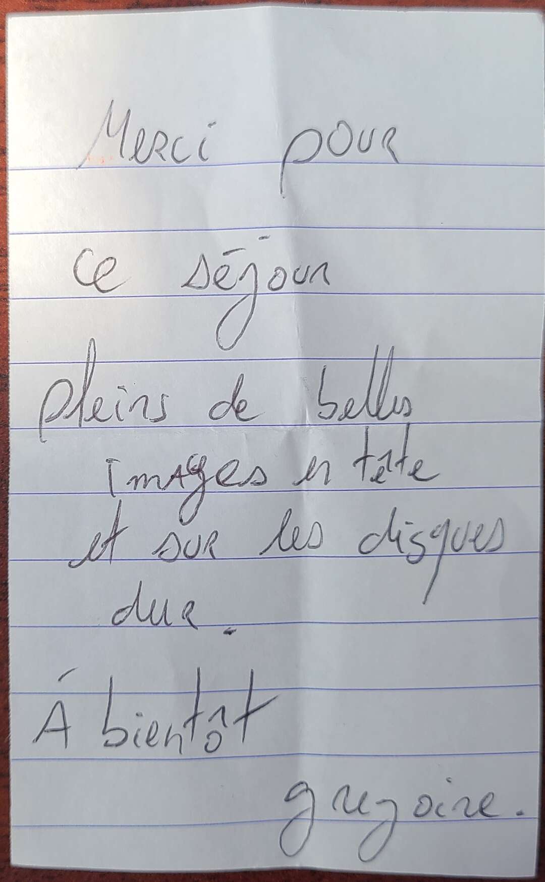 Merci pour ce séjour pleins de belles images en tête et sur les disques dur. A bientôt