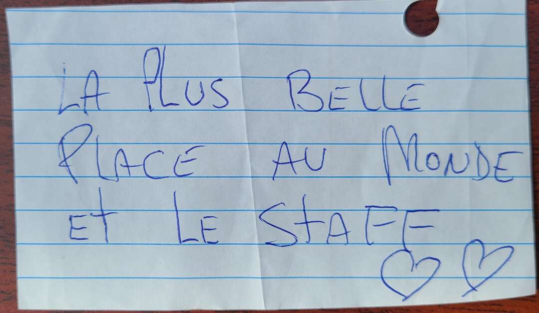 LA PLUS BELLE PLACE AU MONDE ET LE STAFF <3 <3