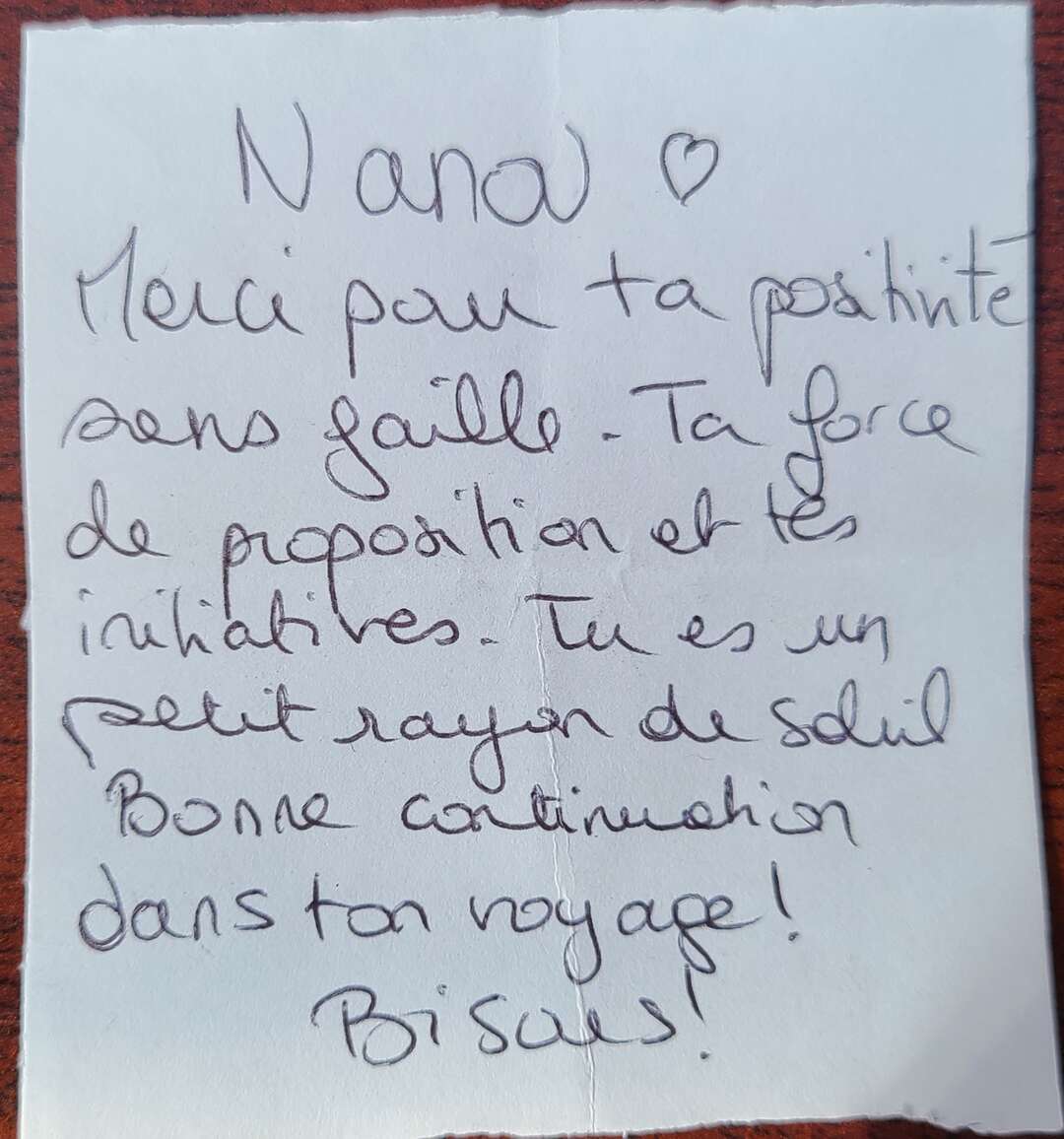 Mot de Taïna pour Nanou